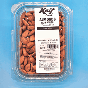 KAIF ALMONDS N/P PREMIUM QUALITY 330G
