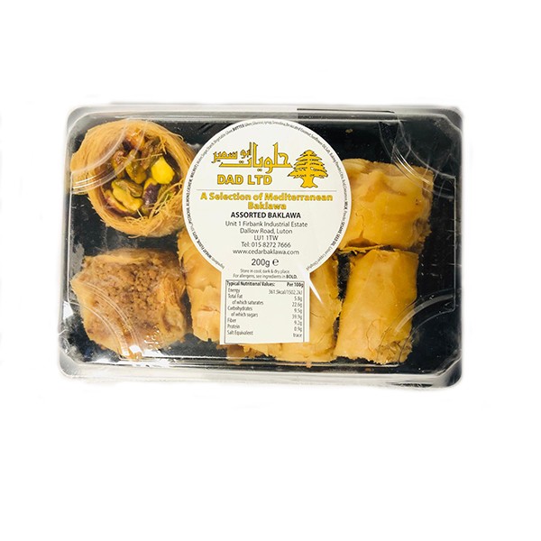 CEDAR BAKLAWA SUSHI PACK 215GM