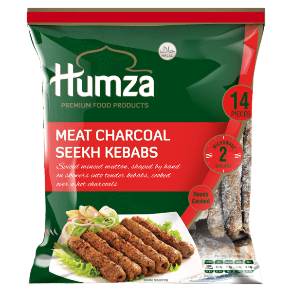 HUMZA MEAT  CHARCOAL KEBAB 600G (MICRO)