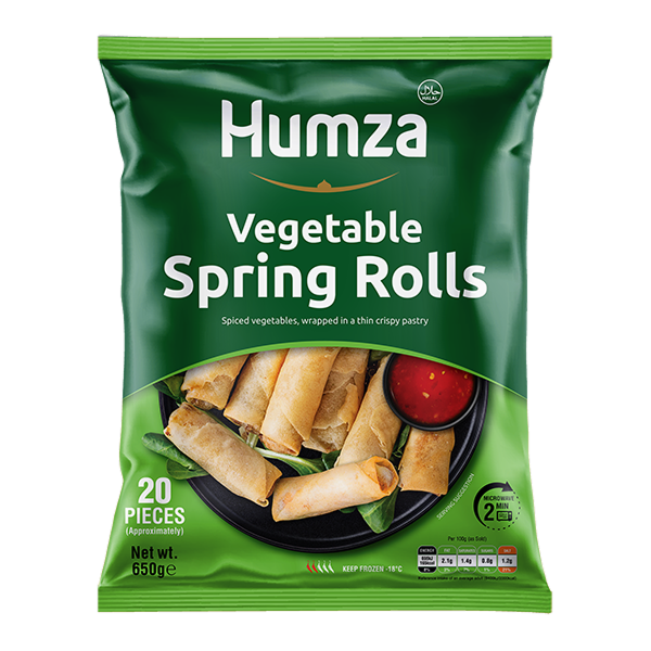 HUMZA VEG SPRING ROL 20PC 650G (UNIT)