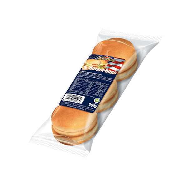 QB PLAIN BURGER BUNS 300G (UNIT)
