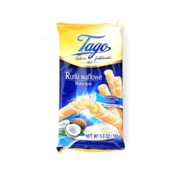TAGO COCONUT WAFER ROLLS 160G (UNIT)