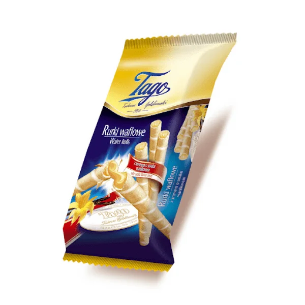 TAGO VANILLA WAFER ROLLS 160G (UNIT)