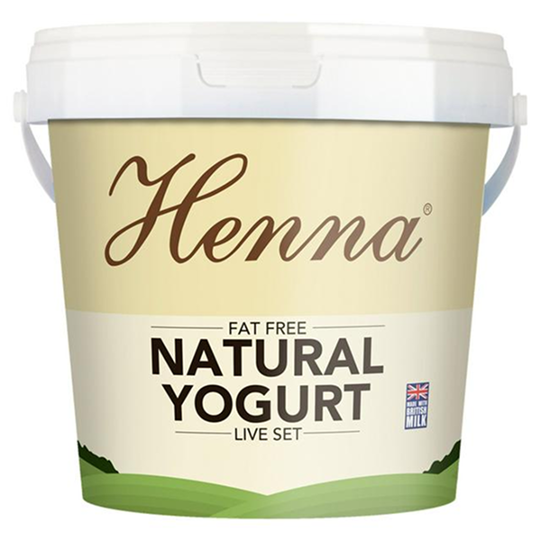 HENNA FAT FREE YOGURT 1KG (UNIT)