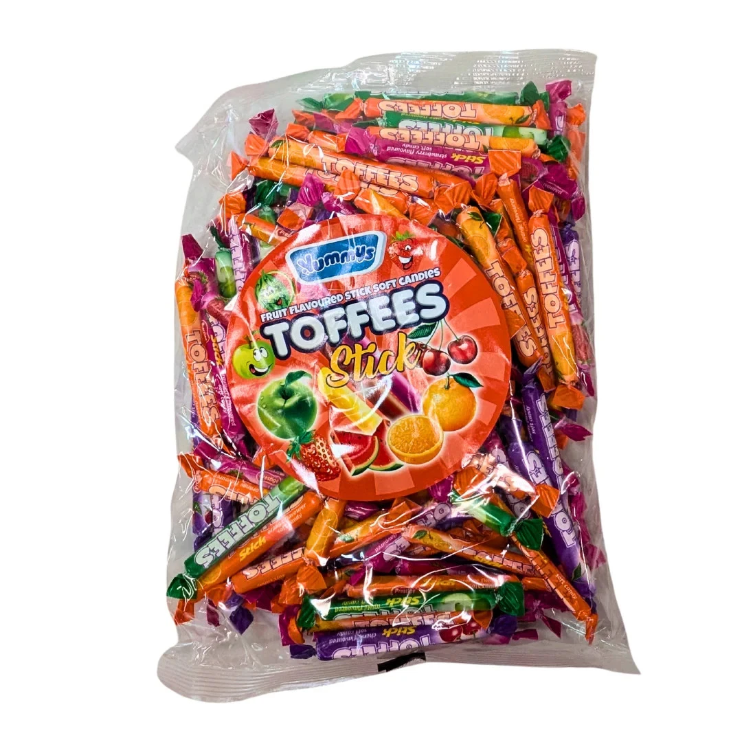 LOOSE YUMMY SOFT CANDY TOFFEE STICKS 1KG