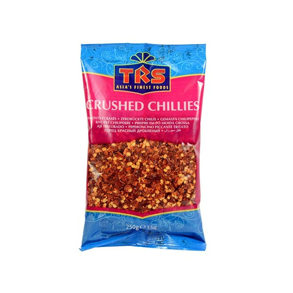 TRS CHILLIES CRUSHED 250GM 
